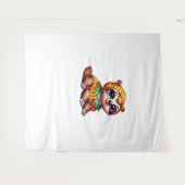 Corny Cueness Halloween's Sweeest Sloth Oversize タペストリー (正面(横))