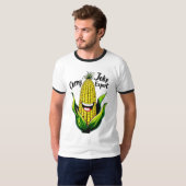 Corny Joke Expert:おもしろいとコーンお洒落グラフィック Tシャツ (正面フル)