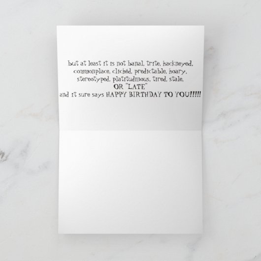 ***CORNY*******TWINの誕生日***** カード (内部)