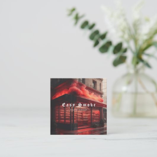 Corolful Smoke Vape Shop名刺 スクエア名刺 (スタンド正面)