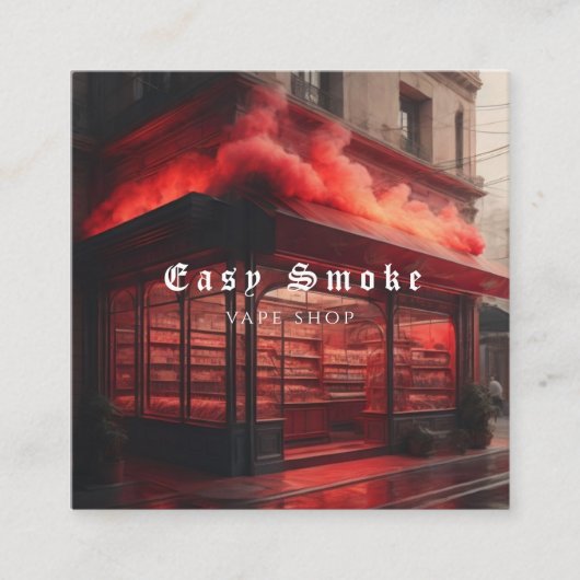 Corolful Smoke Vape Shop名刺 スクエア名刺 (正面)