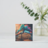 Corolful Smoke Vape Shop名刺 スクエア名刺 (スタンド正面)