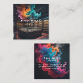 Corolful Smoke Vape Shop名刺 スクエア名刺 (正面/裏面)