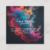 Corolful Smoke Vape Shop名刺 スクエア名刺 (裏面)