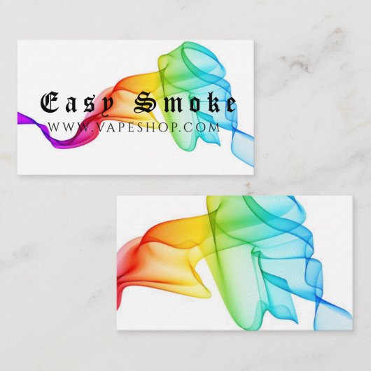 Corolful Smoke Vape Shop名刺 名刺 (正面/裏面)