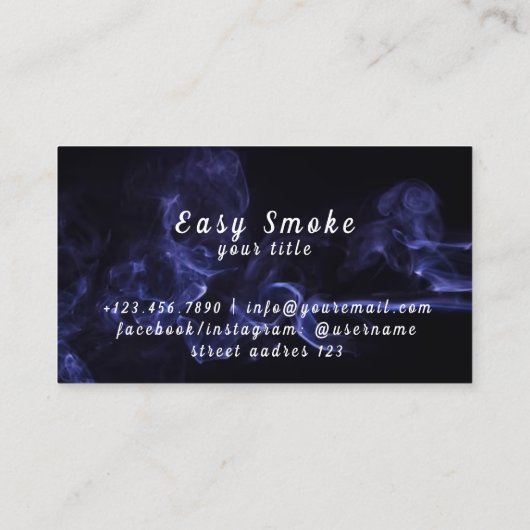 Corolful Smoke Vape Shop名刺 名刺 (裏面)