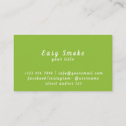 Corolful Smoke Vape Shop名刺 名刺 (裏面)