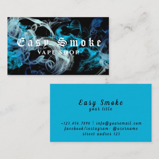 Corolful Smoke Vape Shop名刺 名刺 (正面/裏面)