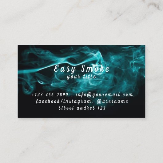 Corolful Smoke Vape Shop名刺 名刺 (裏面)