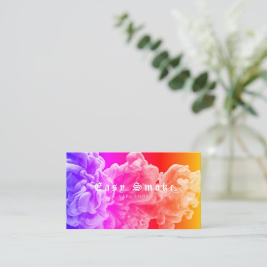 Corolful Smoke Vape Shop名刺 名刺 (スタンド正面)