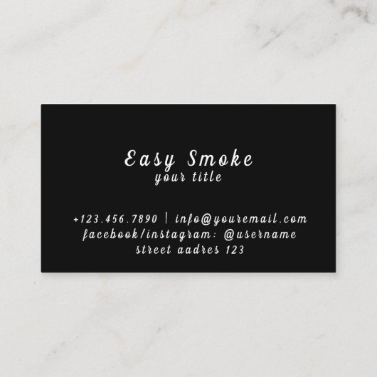 Corolful Smoke Vape Shop名刺 名刺 (裏面)