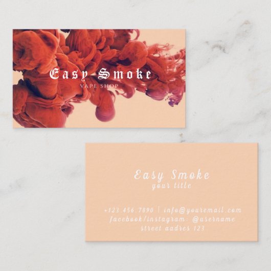 Corolful Smoke Vape Shop名刺 名刺 (正面/裏面)