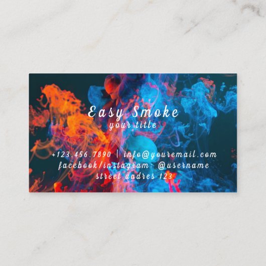 Corolful Smoke Vape Shop名刺 名刺 (裏面)