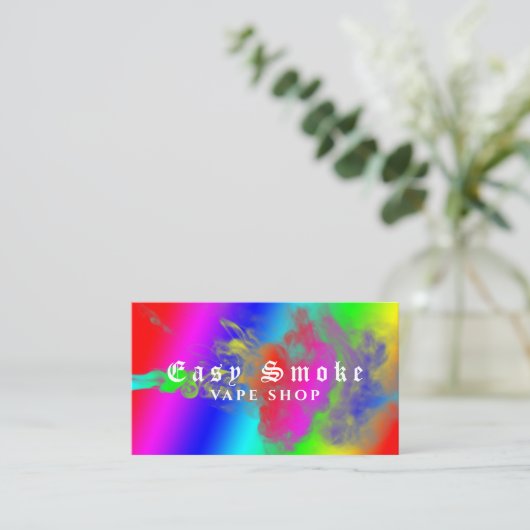 Corolful Smoke Vape Shop名刺 名刺 (スタンド正面)