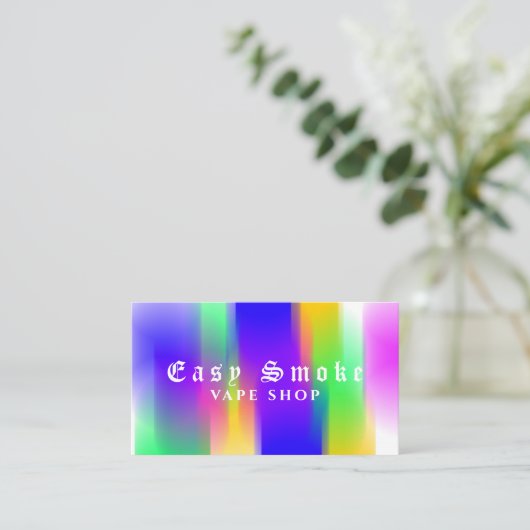 Corolful Smoke Vape Shop名刺 名刺 (スタンド正面)