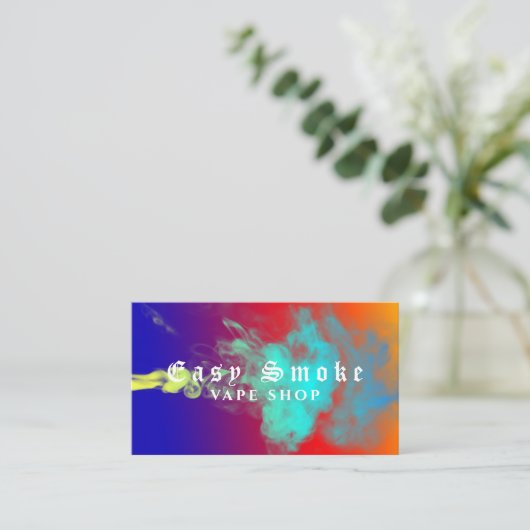 Corolful Smoke Vape Shop名刺 名刺 (スタンド正面)