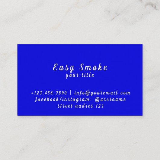 Corolful Smoke Vape Shop名刺 名刺 (裏面)