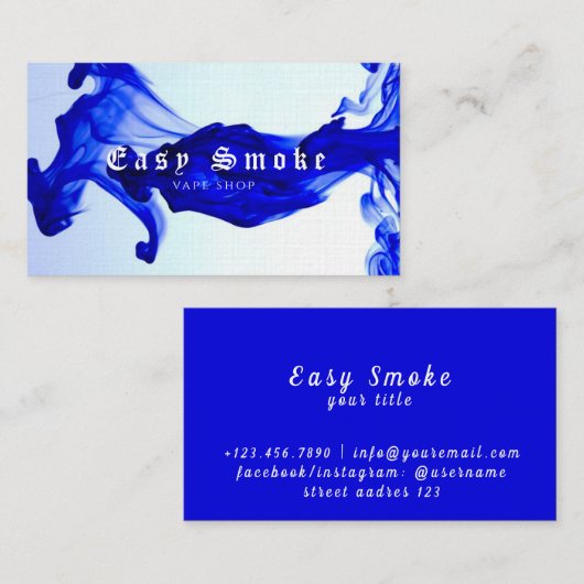 Corolful Smoke Vape Shop名刺 名刺 (正面/裏面)