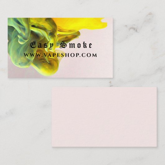 Corolful Smoke Vape Shop名刺 名刺 (正面/裏面)