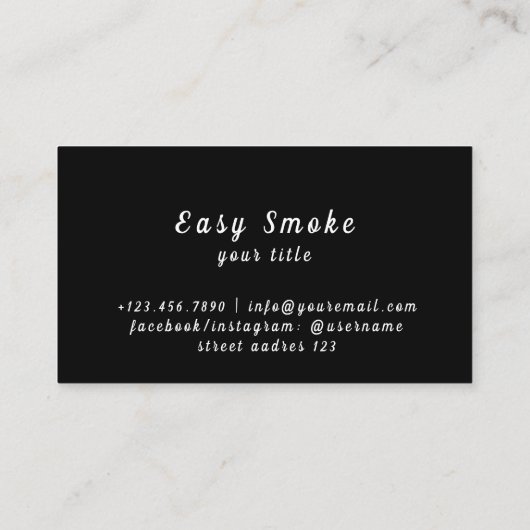 Corolful Smoke Vape Shop名刺 名刺 (裏面)