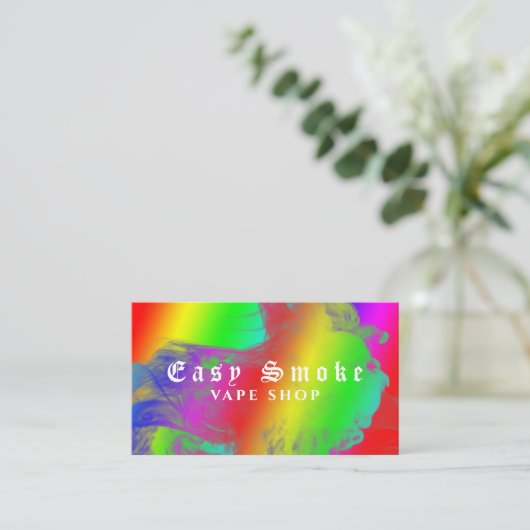 Corolful Smoke Vape Shop名刺 名刺 (スタンド正面)