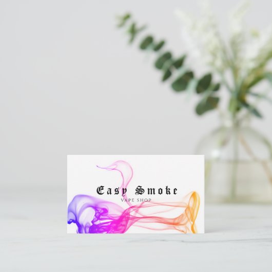 Corolful Smoke Vape Shop名刺 名刺 (スタンド正面)