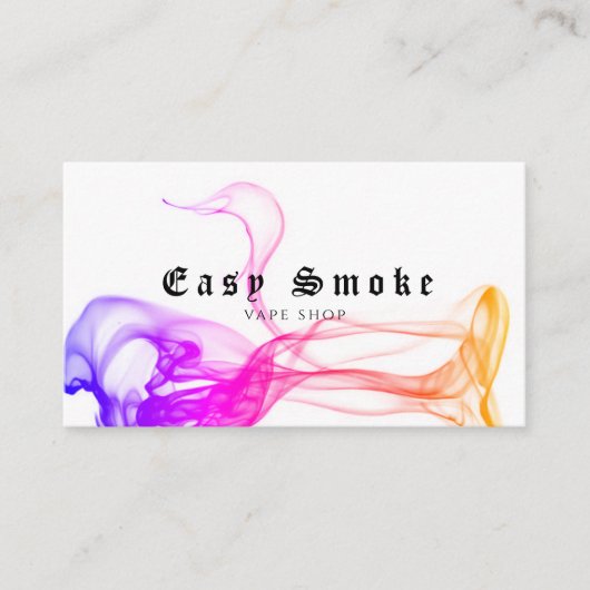Corolful Smoke Vape Shop名刺 名刺 (正面)