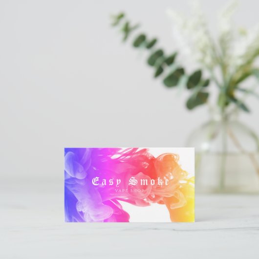 Corolful Smoke Vape Shop名刺 名刺 (スタンド正面)