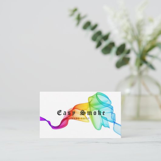 Corolful Smoke Vape Shop名刺 名刺 (スタンド正面)