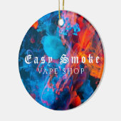 Corolful Smoke Vape Shop Business セラミックオーナメント (左)