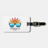 Corolla Beach North Carolina Sunglasses ラゲッジタグ (正面横)