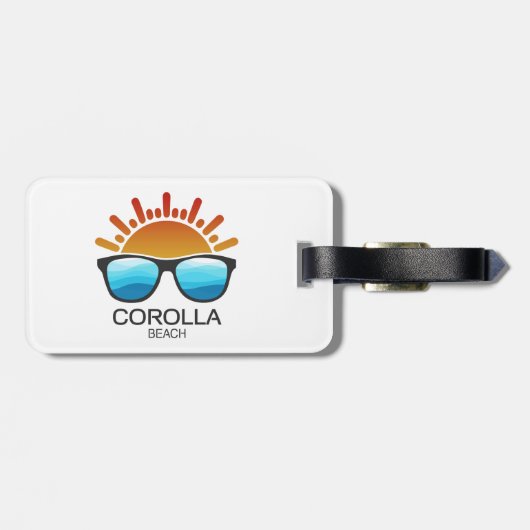 Corolla Beach North Carolina Sunglasses ラゲッジタグ (裏面横)