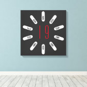 CORONA 19 HOAX Canvas キャンバスプリント (インサイチュ (ウッドフロア))