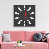 CORONA 19 HOAX Canvas キャンバスプリント (インサイチュ (リビング))