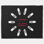 CORONA 19 HOAX Fleece Blanket フリースブランケット (正面(横))