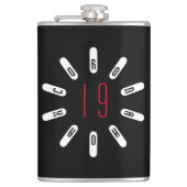 CORONA 19 HOAX Hip Flask フラスク (正面)