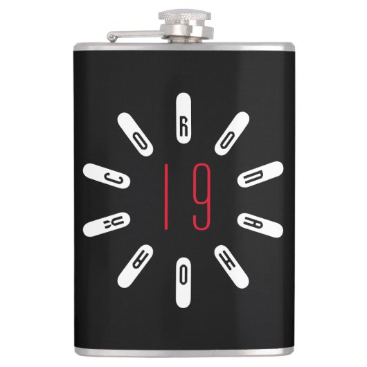 CORONA 19 HOAX Hip Flask フラスク (正面)