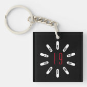 CORONA 19 HOAX Keychain キーホルダー (正面)