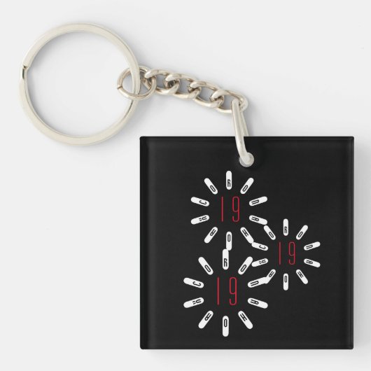 CORONA 19 HOAX Keychain キーホルダー (正面)