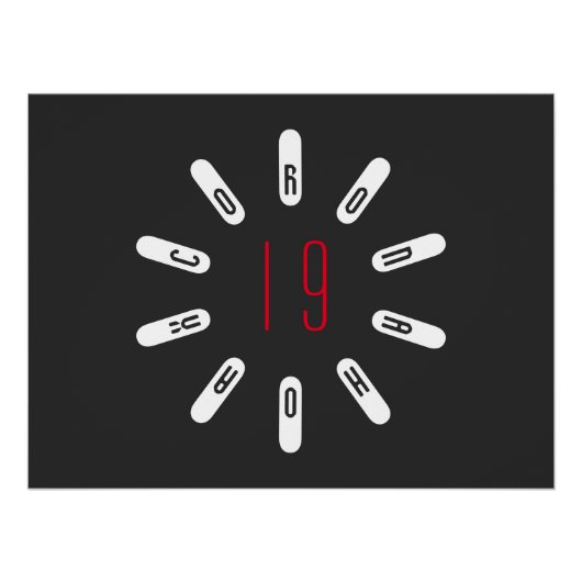 CORONA 19 HOAX Poster ポスター (正面)