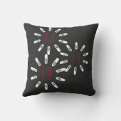 CORONA 19 HOAX Throw Pillow クッション (裏面)