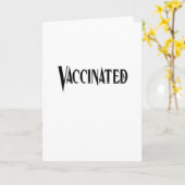 Corona Covid-19 – 予防接種 カード (黄色い花)