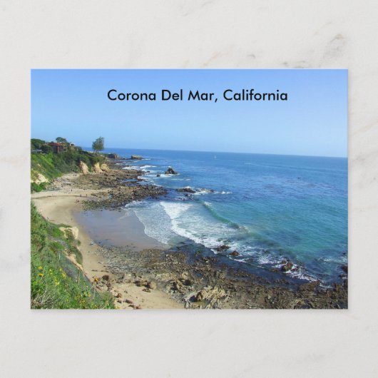 Corona Del Mar, California Coast,ポストカード ポストカード (正面)