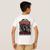 Corona Lockdown Kids t Tシャツ (裏面フル)