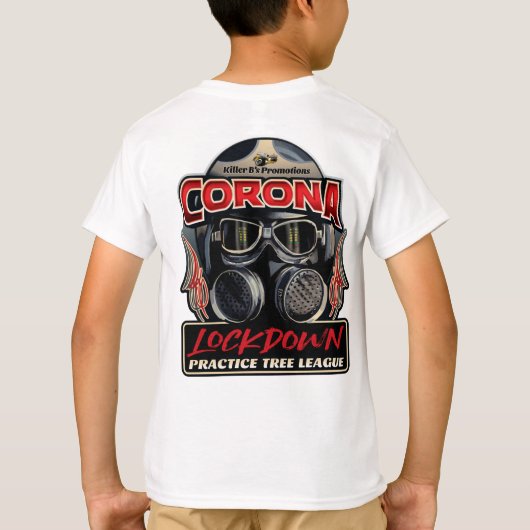 Corona Lockdown Kids t Tシャツ (裏面)