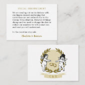 Corona Virusメッセージエンクロージャー(招待状付) ノートカード (正面/裏面)