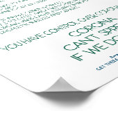 Corona Virus Fact sheet sign poster workplace ポスター (角)