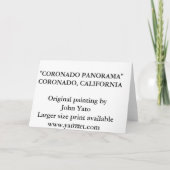 CORONADOのパノラマ カード (裏面)