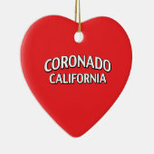 Coronadoカリフォルニア セラミックオーナメント (右)