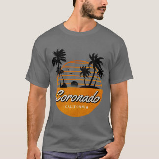 Coronado San Diego California Vintage Summer Surfe Tシャツ